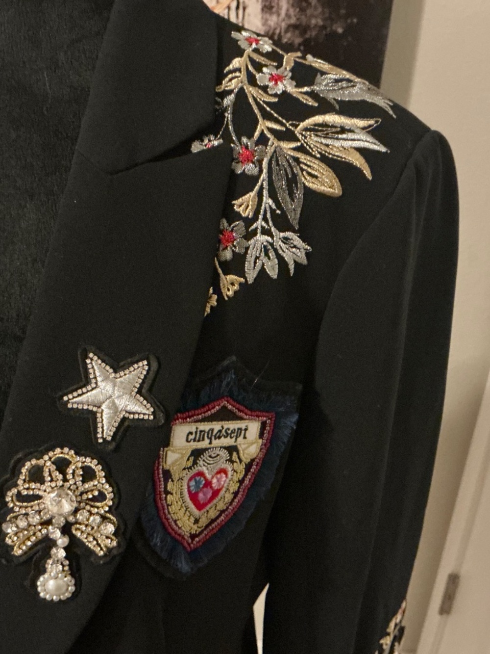 Cinq a Sept Cheyenne Patch Blazer - Picture 7 of 12